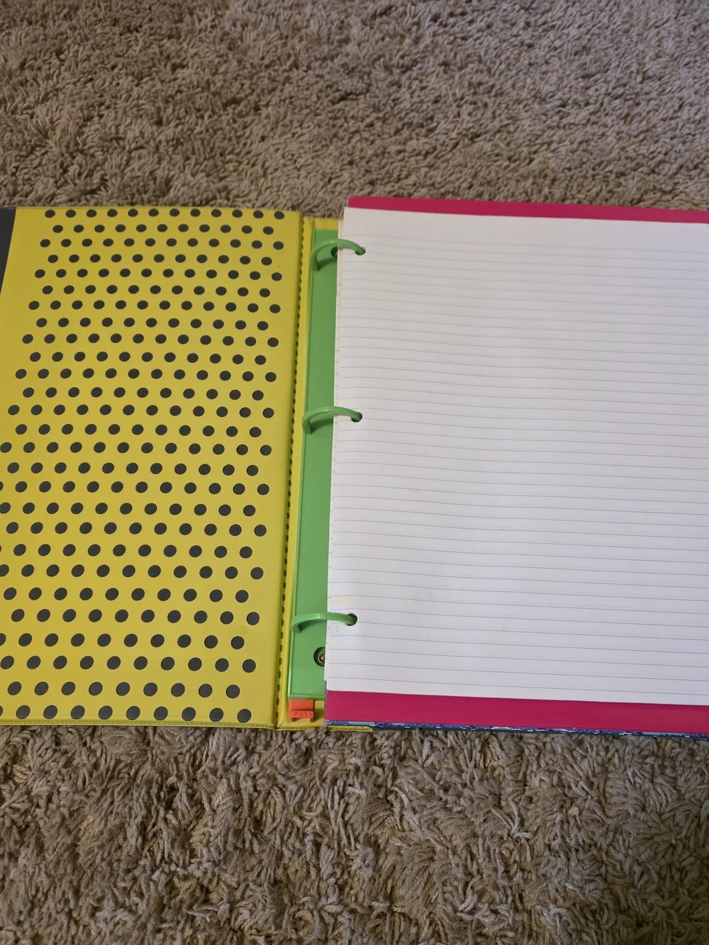 Trapper Keeper Designer Series Binder with Bright Geometric Print